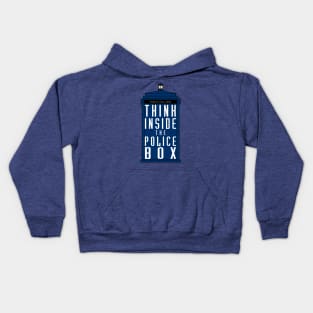 Think inside the TARDIS Kids Hoodie